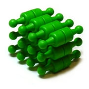 24 Ct. NeoPin® Green Magnetic Push Pins - Super Strong Neodymium Magnets. Great for Magnetic Whiteboards, Refrigerators, other Applications