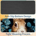 thumbnail image 4 of Rabbit 8.3x9.8 Inch Square Desk Mat with Non-Slip Rubber Bottom for Office and Gaming – Printed Mouse Mat, Desk Mat, Gaming Mouse Pad, 4 of 6