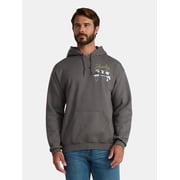 Disney Mickey Mouse Men's and Big Men's Wild Crew Graphic Fleece Hoodie, Sizes S-3XL