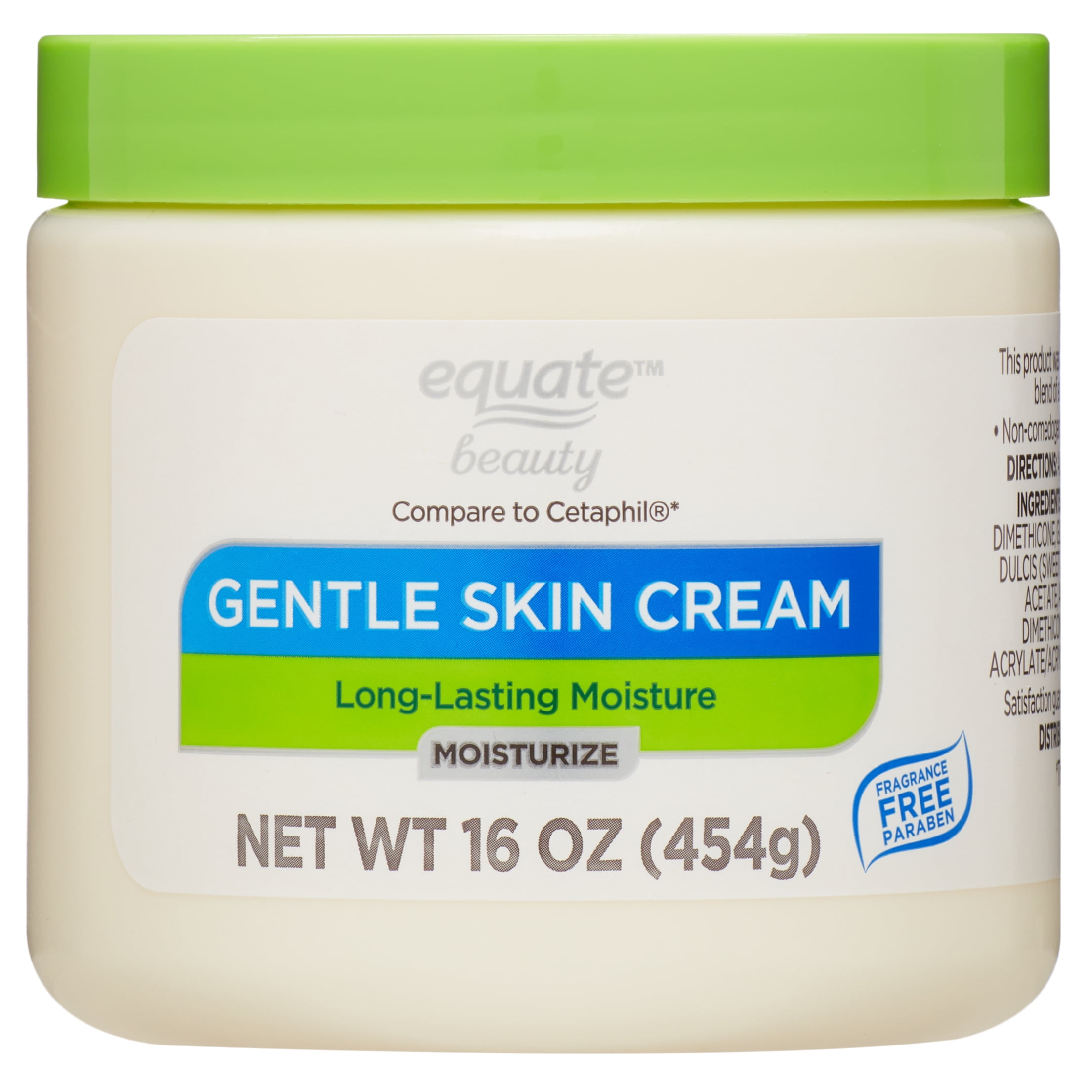 Equate Beauty Gentle Skin Cream with Long-Lasting Moisture, 16 oz