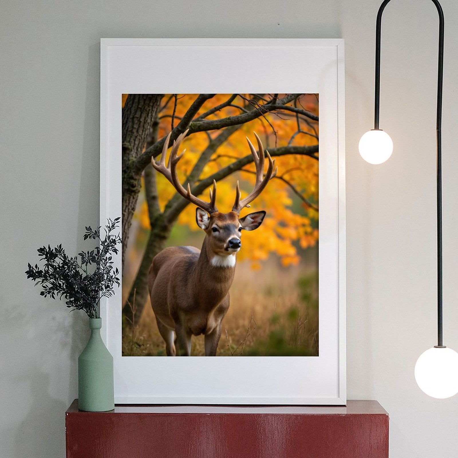 Diamond Art Kits for Adults - 5d Majestic Deer Autumn Colors Diamond Painting for Adults, Diamond Art for Adults Beginners, Diamond Painting Kits for Adults for Home Wall Decor