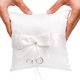 thumbnail image 3 of Almohada para anillos con perlas, decoración para boda nupcial, almohada para portador de anillos, 5,9 pulgadas x 5,9 pulgadas (blanco), 3 of 5