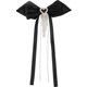 thumbnail image 1 of INSPIRE CHIC Women's Bowknot Heart Rhinestone Tassel Ribbon Bow Brooch Pre-Tied Retro Bow Tie, 1 of 5