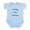 Sky Blue, variant on CafePress - Living The Dream Infant Bodysuit - Baby Light Bodysuit, Size Newborn - 24 Months