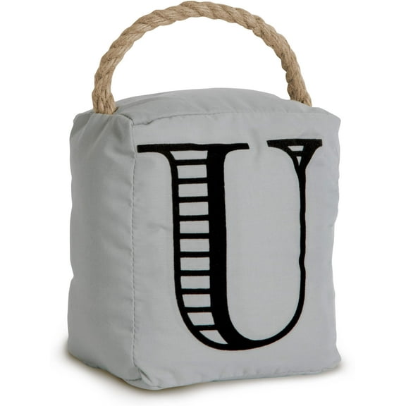 Pavilion Gift Company 72181 Door Stopper, 5 by 6-Inch, Monogrammed U