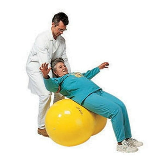 Gymnic Physio Roll Therapy Ball, 22in (55cm) - Yellow