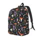 thumbnail image 1 of Disketp Mushrooms Mochila de Lona Estampada, Mochila Escolar de Viaje Ligera para Estudiantes y Portátil-Small, 1 of 5