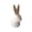 D, variant on Costeam Easter Bunny Ceramic Q Version Figurine Simple Cute Decorative Craft For Home Desktop
