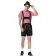 thumbnail image 1 of Disfraz de Oktoberfest de lujo para hombre, pantalones de cuero bávaros, camisa a cuadros, Festival de la cerveza, Cosplay, vestido de fiesta elegante, Carnaval y Halloween, 1 of 5