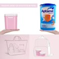 thumbnail image 4 of Caja de leche en polvo rosa para bebés grandes Salir Caja de embalaje de leche en polvo para bebés de gran capacidad Xemadio LN-1106, 4 of 5