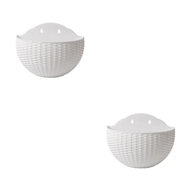 Maceta de plástico ABS Cateissary 2Conjunto Blanco