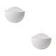thumbnail image 1 of Maceta de plástico ABS Cateissary 2Conjunto Blanco, 1 of 6