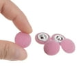 thumbnail image 4 of Uxcell 10pcs 24L Fabric Cloth Covered Button 15mm Round Holes Metal Shank Sewing Buttons for Dress Blouses Light Pink, 4 of 5