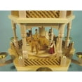 thumbnail image 5 of German christmas pyramid Nativity scene, 3-tier, height 54 cm / 21 inch, natural, original Erzgebirge by Richard Glaesser Seiffen, 5 of 6