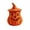 Saffron#054, variant on 11-Inch Halloween Woven Pumpkin Basket, Handwoven Seagrass Jack O Lantern with Witch Hat Lid, Happy Haunting Table and Mantel Decoration