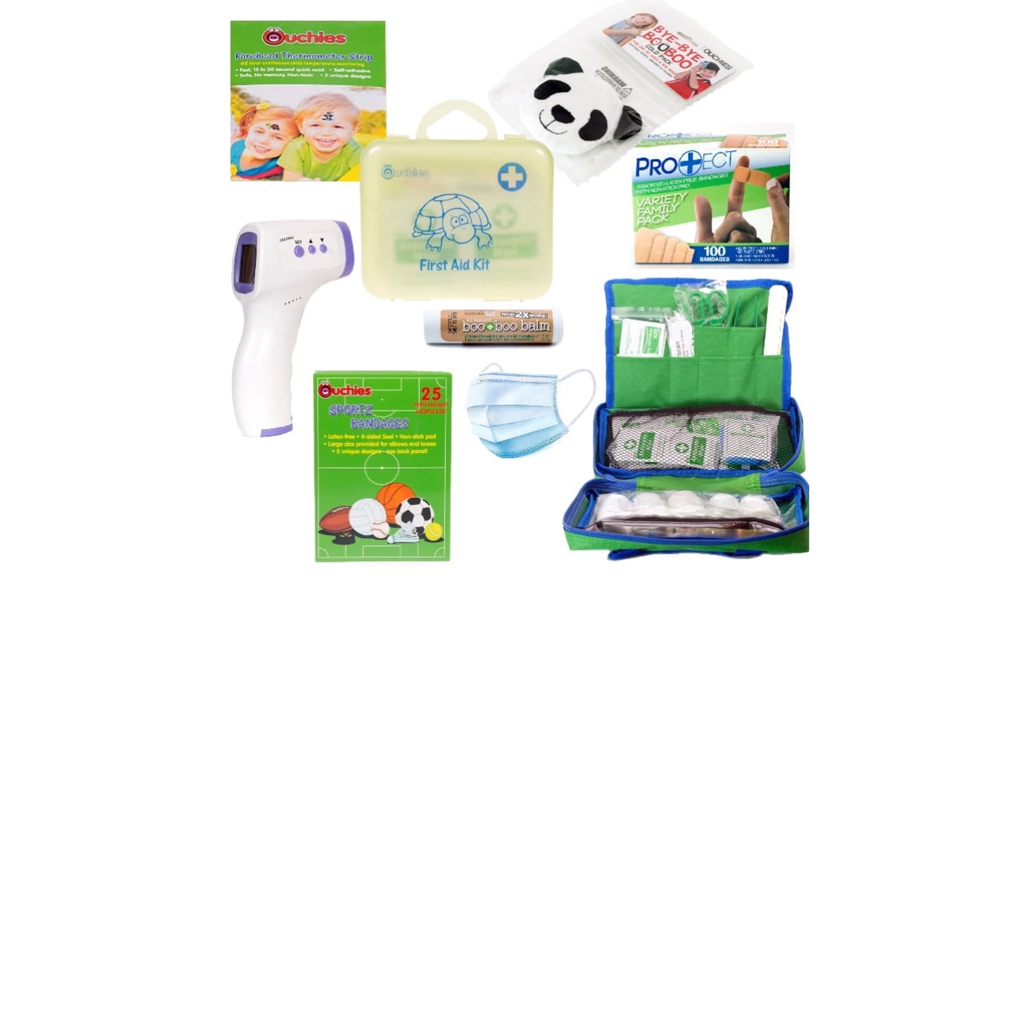 Protect & Ouchies Sportz Mega Kids First Aid and Bandages Kits