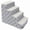 Gray, variant on MajesticPet 4 Step Links Sherpa Pet Stairs, Red