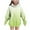 Mint Green, variant on Piuwrlz Winter Hoodies for Kids Girls Boys Printed Hood Sweatshirts Pocket Long Sleeved Plush Round Neck Hoodie Pullover Dark Blue Size 5 Years