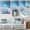 thumbnail image 4 of Designart "Coastal Reverie Beach Photo III" Nautical & Beach Metal Wall Decor, 4 of 5