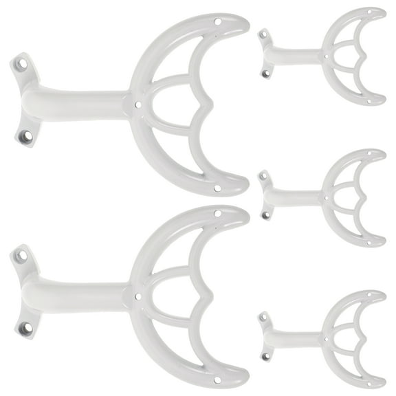 AURARMLET 5-Pack White Metal Ceiling Fan Arm Brackets Hardware Replacement Parts and Easy to Install