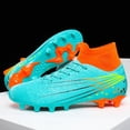 thumbnail image 3 of Zapatos de fútbol profesionales para hombres y mujeres, botas de entrenamiento de tobillo con picos largos, entrenamiento de hierba interior, partido ultraligero, venta al por mayor, 3 of 5