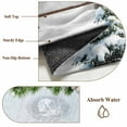 thumbnail image 2 of Christmas Snowman Round Rug 3ft Washable Circle Entryway Rugs Non Slip Xmas Pine Tree Cardinal Birds Snowy Area Rug Indoor Floor Carpet for Bedroom Kitchen Living Room Home Office Dining Room Nursery, 2 of 8