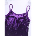 thumbnail image 5 of iiniim Kids Girls Shiny Sequined Camisole Tank Top for Jazz Hip Hop Modern Dance wear Vest Top Tee Shirts, 5 of 7