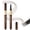 Deep Brown, variant on 4-Tip Microblading Eyebrow Pen – Waterproof Long-Lasting Smudge-Proof Brow Pen, Creates Natural Hair-Like Strokes for Women(Black,1PC)
