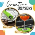 thumbnail image 5 of Crown Display Lime Green Cocktail Napkins 100 Count Highly Absorbent Disposable Paper Napkins for Parties & Events, 5 of 9