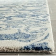 thumbnail image 3 of SAFAVIEH Chatham Ambrose Geometric Wool Area Rug, Dark Blue/Ivory, 2' x 3', 3 of 7