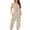 Yellow#1, variant on Tnhcen 2 Piece Summer Capri Women's Pajama Set Ladies Short Sleeve Shirt Capri Pants Pjs Sets Home Clothes S-3XL