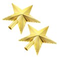 thumbnail image 2 of 2pcs árbol de Navidad estrella superior pentagrama colgante decoración de estrella de árbol de Navidad, 2 of 5