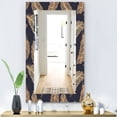 thumbnail image 3 of DESIGN ART Designart 'Feathers 17' Bohemian and Eclectic Mirror - Frameless Modern Printed Wall Mirror 27.6 in. wide x 39.4 in. high, 3 of 5
