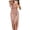 Champagne, variant on Joernso Women Formal Dress Shiny Bright Surface Off Shoulder Dress Pleated High Waist Lady Split Bodycon Dress for Party Banquet Wedding