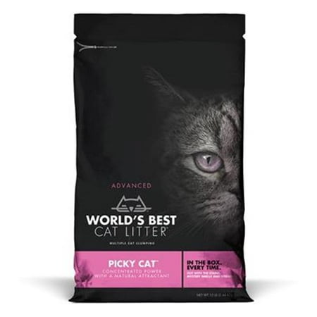 Worlds Best 96010183 Picky Cat Advanced Multiple Cat Clumping Cat Litter - 12