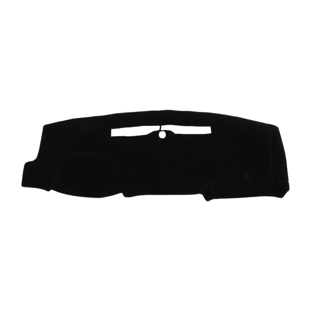 Cubierta del Tablero Unique Bargains para Chevrolet Silverado 2014-2018 sin HUD, Cubierta del Tablero del Automóvil Interior Antideslizante/Antipolvo de Poliéster Negro 1 pieza