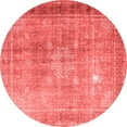 thumbnail image 1 of Ahgly Company Indoor Round Persian Red Traditional Area Rugs, 4' Round, 1 of 4