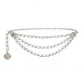 thumbnail image 1 of Cinturones de cadena para mujer, cadena de cintura, cadena de vientre multicapa, cadena de vientre para vestido, 1 of 5