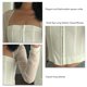 thumbnail image 1 of Top De Ojo De Gancho Casual, Top De Ojo De Gancho De Moda Con Cuello Cuadrado Elegante De Manga Larga Para La Oficina ANGGREK Otros, 1 of 5