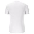 thumbnail image 3 of Ashirexll Mens T-shirts, Big and Tall Shirts for Men, Fashion Standing Collar V-neck T-shirt with Elastic Breathable and Fashion Short Sleeve, 3 of 5