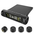 thumbnail image 1 of HLONK Tire Pressure Monitoring Systems Wireless Solar TPMS with 4 External Sensors Real Time Pressure and Temperature Alarm for Trailer RV Car Truck, 1 of 9