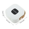 thumbnail image 2 of Unique Bargains Square Multi-Function Jewelry Box Organizer for Storing Nordic White, 2 of 5