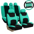 thumbnail image 1 of Car Seat Cover Full Set with Steering Wheel, Belt, & Head Rest Covers 11 Colors, 1 of 6