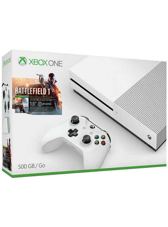 Xbox One S Battlefield 1 500 GB Bundle (Certified refurbished)