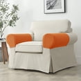 thumbnail image 2 of 2 Pack Jacquard Stretch Sofa Armrest Covers Non-Slip Recliner Sofa Armrest Covers, 2 of 6