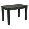 thumbnail image 2 of Emma + Oliver 46" x 30" Rectangular Black Wash Solid Pine Farm Dining Table, 2 of 11