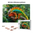 thumbnail image 6 of Sikiie Chameleon Puzzle, Jigsaw Puzzles, Jigsaw Puzzles 1000 Pieces, Custom Jigsaw Puzzle for Adults (29.5×19.7in, Horizontal), 6 of 9