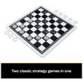 thumbnail image 5 of Spin Master Games, Cardinal Classics, Black and Clear Chess, Checkers Set with Glass Gameboard, Ages 8 and up, 5 of 8