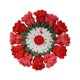 thumbnail image 5 of Posavasos de ganchillo para taza de bebida, lindo, almohadilla aislante térmica, versátil y creativo Rojo, 5 of 9