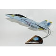thumbnail image 2 of VF-124 Gunfighters F-14a 162588 (1987) Tomcat Model, 1/42 (18") Scale, Mahogany, Navy, Fighter, 2 of 8